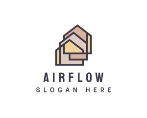  House Apartment Realty logo design