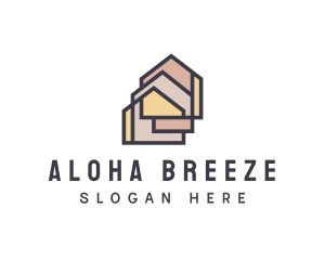  House Apartment Realty logo design