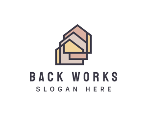  House Apartment Realty logo design