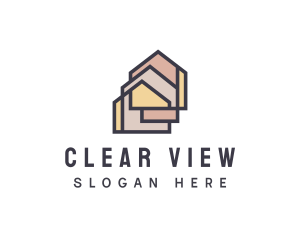  House Apartment Realty logo design