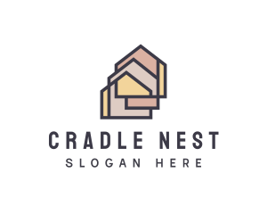  House Apartment Realty logo design