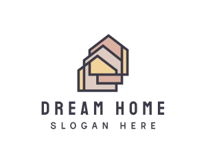 House - House Apartment Realty logo design