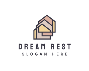  House Apartment Realty logo design