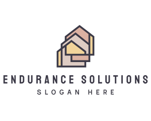  House Apartment Realty logo design