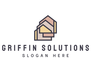  House Apartment Realty logo design