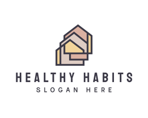  House Apartment Realty logo design