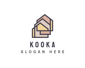  House Apartment Realty logo design