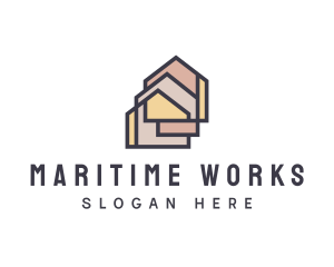  House Apartment Realty logo design