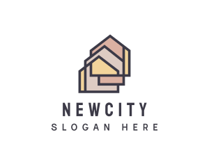  House Apartment Realty logo design