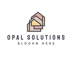  House Apartment Realty logo design