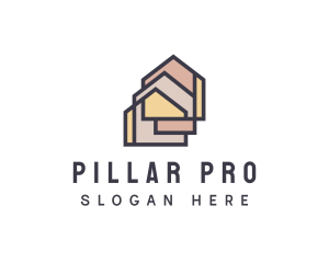  House Apartment Realty logo design