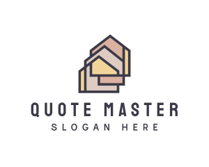  House Apartment Realty logo design