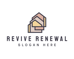  House Apartment Realty logo design