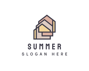  House Apartment Realty logo design