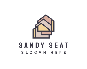  House Apartment Realty logo design