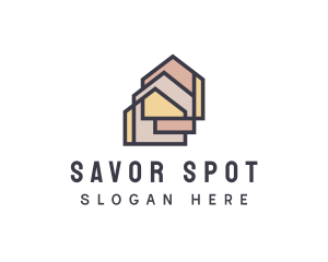  House Apartment Realty logo design