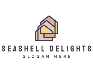  House Apartment Realty logo design