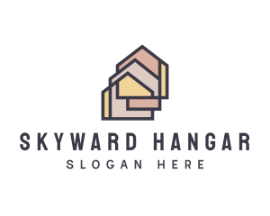  House Apartment Realty logo design