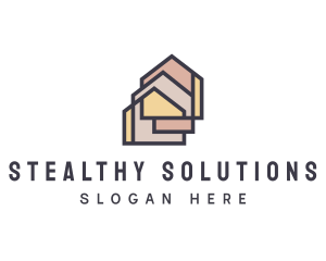  House Apartment Realty logo design