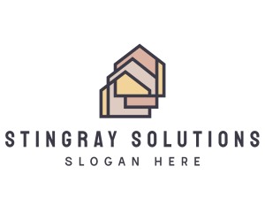  House Apartment Realty logo design