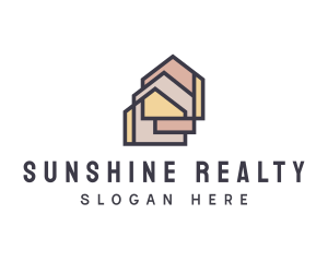  House Apartment Realty logo design