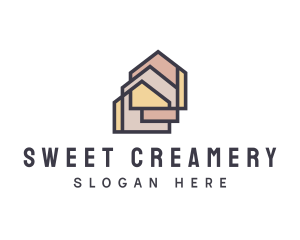  House Apartment Realty logo design