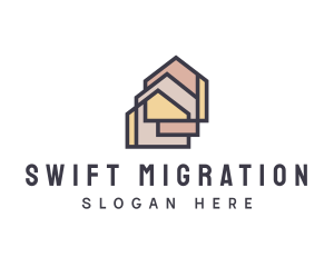  House Apartment Realty logo design