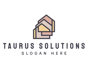  House Apartment Realty logo design