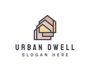 Apartment - House Apartment Realty logo design