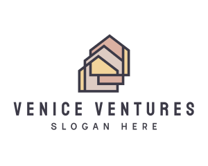  House Apartment Realty logo design