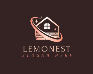 Housekeeping - Clean House Flooring logo design