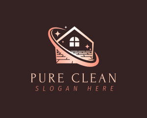 Clean House Flooring  logo design