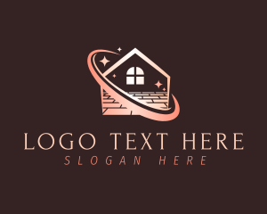 Housekeeping - Clean House Flooring logo design