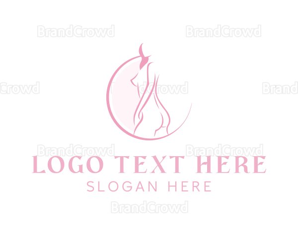 Naked Woman Body Logo