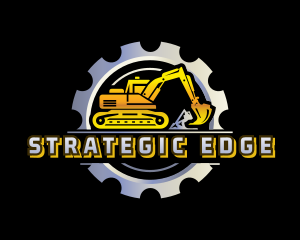 Digger - Construction Excavator Machinery logo design