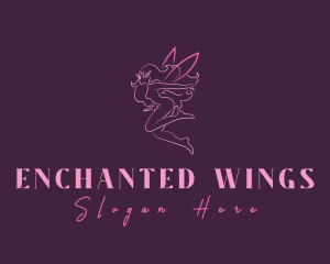 Fairy - Pink Fairy Beauty logo design