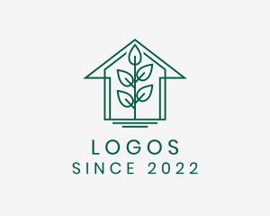 Horticulture - Botany House Plant logo design
