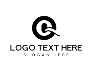 Letter Q - Minimalist Simple Swoosh Letter Q logo design