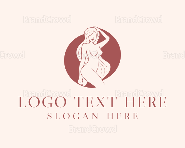 Nude Woman Body Spa Logo