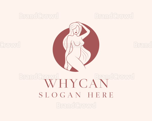 Nude Woman Body Spa Logo