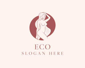 Perfume - Nude Woman Body Spa logo design