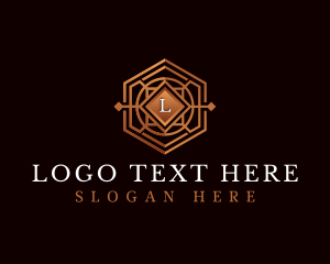 Corporate - Luxury Decorative Hexagon logo design