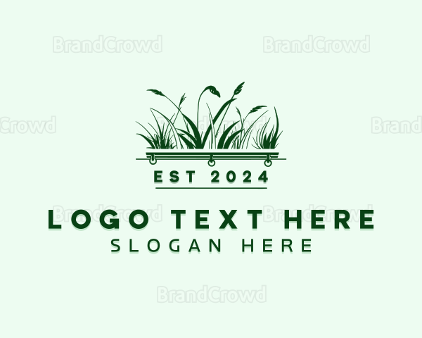 Gardening Grass Lawn Logo