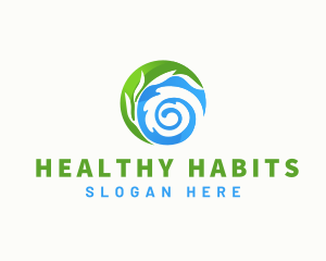 Healthy Natural Water logo design