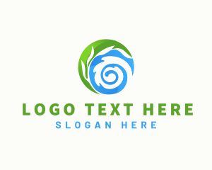 Leaf - Healthy Natural Water logo design