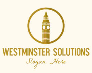 London Clock Tower logo design