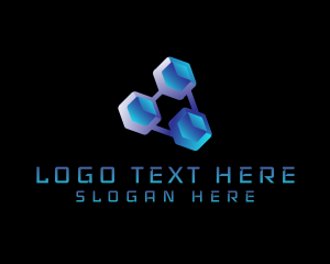 It - Digital Cube Network logo design