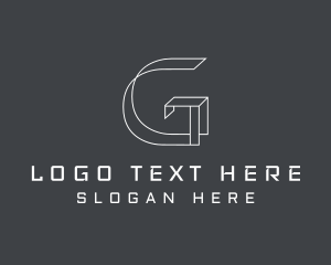 Letter G - Geometric Builder Architect logo design