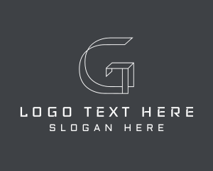 Geometric Builder Architect logo design