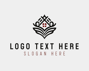 Abstract - Eco Roofing Property logo design